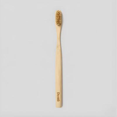 Dentō Boar-Bristled Toothbrush, Plastic-Free 100% Natural Toothbrush