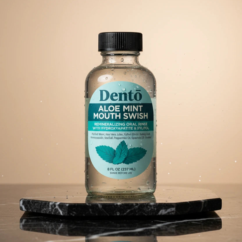 Dentō Swish Mineral Mouthwash — Aloe, Xylitol & Sea Salt, 8 oz