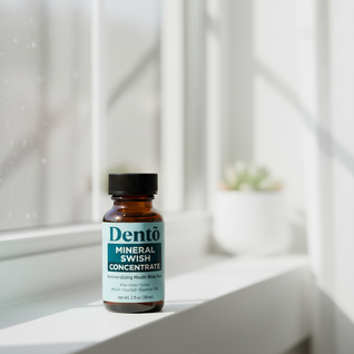 Dentō Swish Concentrate — Aloe, Sea Salt, MCHA and Xylitol, 2 oz