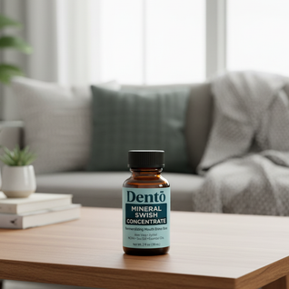 Dentō Swish Concentrate — Aloe, Sea Salt, MCHA and Xylitol, 2 oz