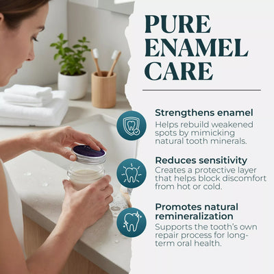 Dentō 100% Hydroxyapatite Remineralization Powder From Grass-fed Cattle Bone