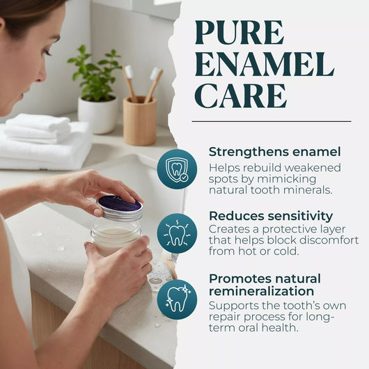 Dentō 100% Hydroxyapatite Remineralization Powder From Grass-fed Cattle Bone