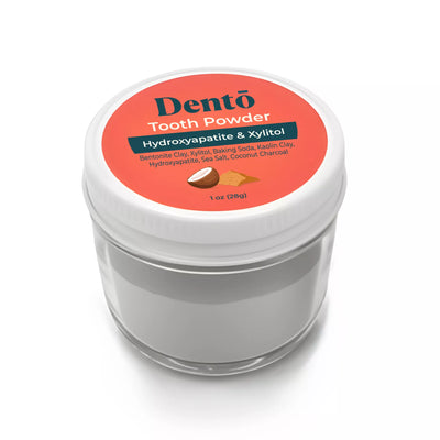 Dentō Whitening Tooth Powder — Gentle Remineralizing Formula