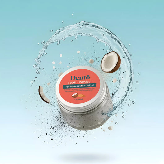 Dentō Whitening Tooth Powder — Gentle Remineralizing Formula