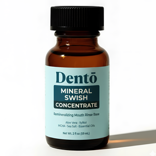 Dentō Swish Concentrate — Aloe, Sea Salt, MCHA and Xylitol, 2 oz