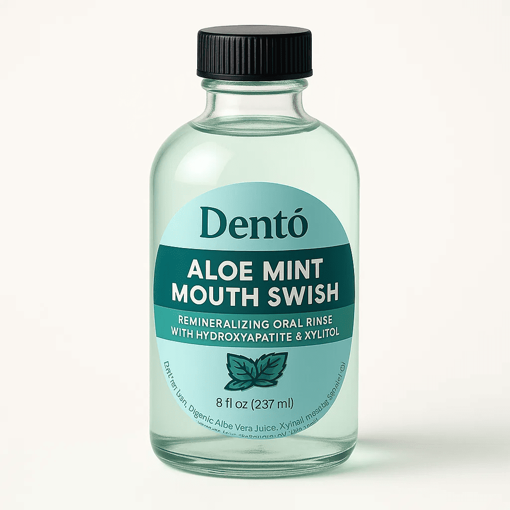 Dentō Swish Mineral Mouthwash — Aloe, Xylitol & Sea Salt, 8 oz