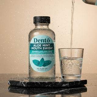 Dentō Swish Mineral Mouthwash — Aloe, Xylitol & Sea Salt, 8 oz